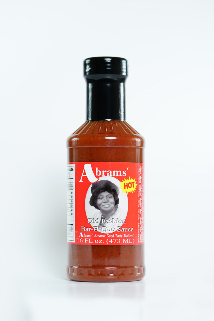 Abrams' Hot BBQ Sauce 16oz (Case)